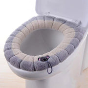 Universal Toilet Seat Cover Soft Removable Zipper With Flip LidHandle