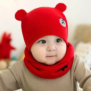 Baby's Woolen Cap and Scarf Set