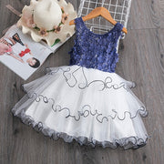 Floral Top Ruffle Tutu Dress