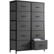 10-Drawer Fabric Bedside Dresser for Kids’ Room