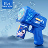 10-Hole Electric Bubble Gun Toy Automatic Bubble Blower for Kids