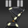 10PCS Baby Stroller Safety Warning Reflective Patch