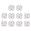 10pcs Baby Safety Socket Covers – Electrical Outlet Protector Plug Covers for Childproofing