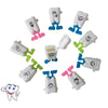 10pcs Baby Tooth Storage Boxes