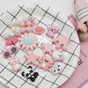 10pcs/set Cute Silicone Baby Teether Beads 