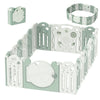 14-Panel Foldable Baby Playpen with Car-Themed Activity Center