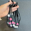 1PCS Cute Tiny Flower or Heart Hair Beads for Girls 