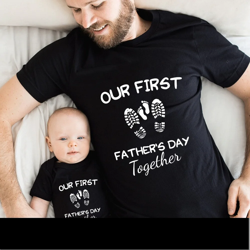 Our First Father's Day Matching T-Shirts – 1lovebaby