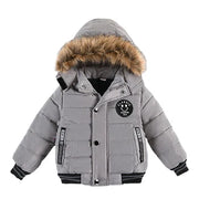 Warm Hooded Jacket for Kids (2-6 Years) - Autumn/Winter