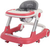 2-in-1 Foldable Baby Walker and Push Cart, Adjustable Height (2 Levels)
