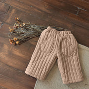 Elastic Waist Cotton Harem Pants - Kid's Spring/Autumn Trousers