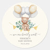 2025 New Personalized Baptism Balloon Bear Stickers