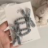 2PCS Kids Glitter Bow Hair Clips