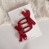 2PCS Kids Glitter Bow Hair Clips