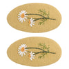 2 Retro Floral Hair Clips - Children's Hair Accessories