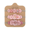 3Pcs/Set Artificial Flower Baby Headbands Girls 