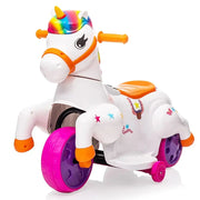 6V Electric Kids Unicorn Ride-On Car – Musical, Parental Remote & Magical Design for Girls Ages 3–6
