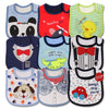 9pcs/set Baby Girl Boy Feeding Bibs