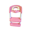 2-in-1 Kids Potty Training Seat with Steps, Foldable Toilet Ladder, Soft Padded Cushion, and Splash Guard – Height Adjustable for Toddlers