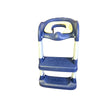 2-in-1 Kids Potty Training Seat with Steps, Foldable Toilet Ladder, Soft Padded Cushion, and Splash Guard – Height Adjustable for Toddlers