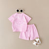 Baby Summer Outfit – 2Pcs Cotton Set for Girls & Boys