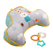 Baby Tummy Time Pillow with Sensory Toys 