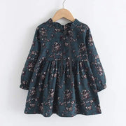 Vestido de princesa floral para niña - Disfraz informal de primavera (2-8 años)