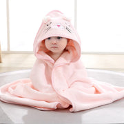 Cartoon Animal Hooded Baby Towel - Cozy Bath Time Essential