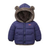 Chaqueta gruesa con capucha para bebés (2-6 años) 
