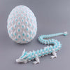 Crystal Dragon Fidget Toy – 3D Printed Articulated Dragon & Flexible Desk Collectible