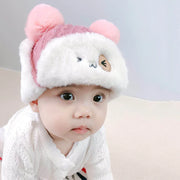 Cute Plush Baby Hat - Autumn/Winter Warmth