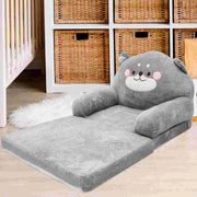 Folding Elephant-Shaped Plush Kids Sofa 