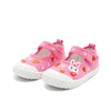 Girls Cartoon Rabbit & Carrot Canvas Sneakers – Hook & Loop Anti-Slip | 3 Colors | Sizes 21–30