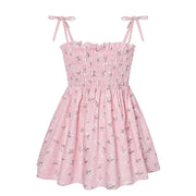 Girls Floral Sundress Summer Princess Dress Casual Beach Dress