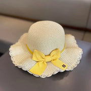 Girls’ Straw Hat and Crossbody Bag Set 