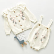 Autumn Fashion Embroidery Flower Set for Baby