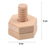 Beech Wood Screw & Nut Toy – Montessori Shape Matching Building Block for Toddlers