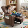 Kids Recliner Chair – Push-Back Reclining & Cup Holder for Ultimate Comfort