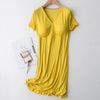 Modal Maternity Clothes Breastfeeding Nightgowns 