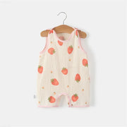 New Baby Vest Jumpsuit Summer Thin Newborn 