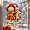 Personalized “Annoying Each Other" Christmas Ornament –