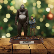 Personalized Bigfoot Saw Me Acrylic Plaque