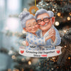 Personalized Elderly Couple Christmas Ornament