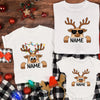 Personalized Family Christmas Reindeer Shirts 