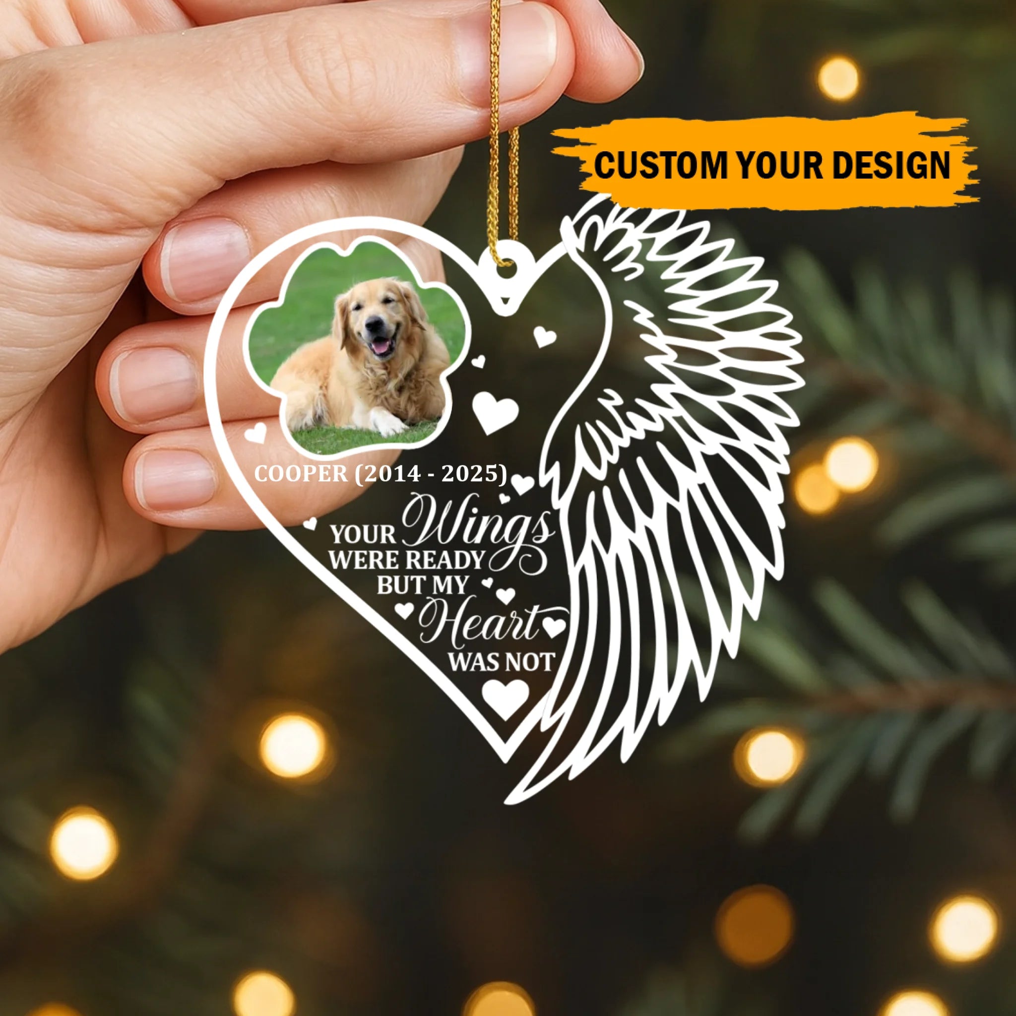 Custom Your Wings Were Ready But My Heart Was Not Acrylic