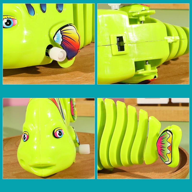 Plastic Wind-Up Wiggle Fish Toy 1lovebaby Plastic Wind-Up Wiggle Fish Toy 1lovebaby