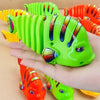 Plastic Wind-Up Wiggle Fish Toy