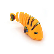 Plastic Wind-Up Wiggle Fish Toy