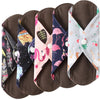Reusable Bamboo Menstrual Pads – 5-Pack Washable Sanitary Towels