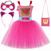 Girls Super Kitties Tutu Dress Costume – Cartoon Cat Princess Outfit